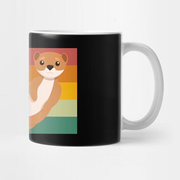 Vintage Animal Retro Weasel 08 by rosenbaumquinton52